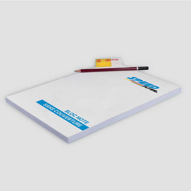 Bloc-notes papier sans couverture