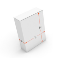 Boîte pliante à fond automatique et languettes d'insertion