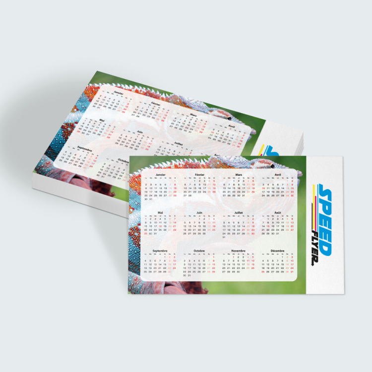 Calendrier carte de visite